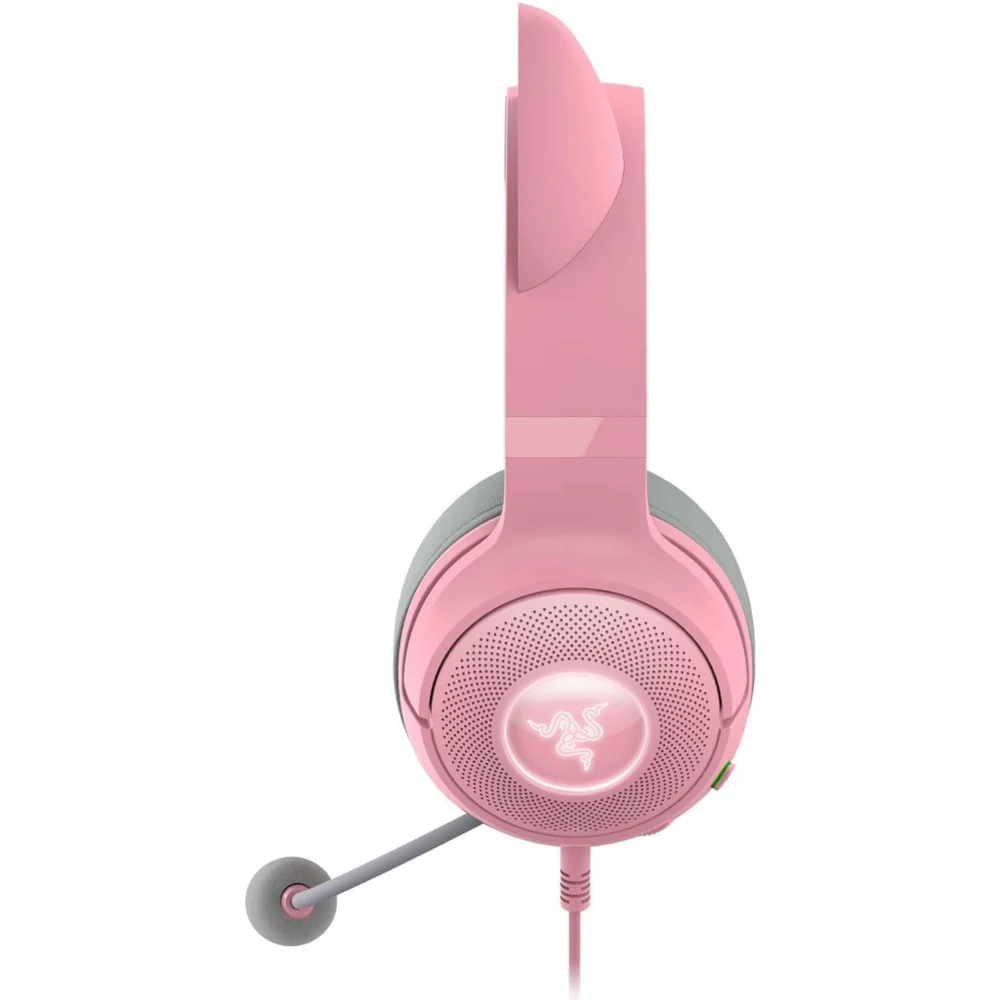Razer Kraken Kitty V2 Wired•Gaming Headset w/Chroma RGB-Quartz ED Pink•PC/PS/MAC